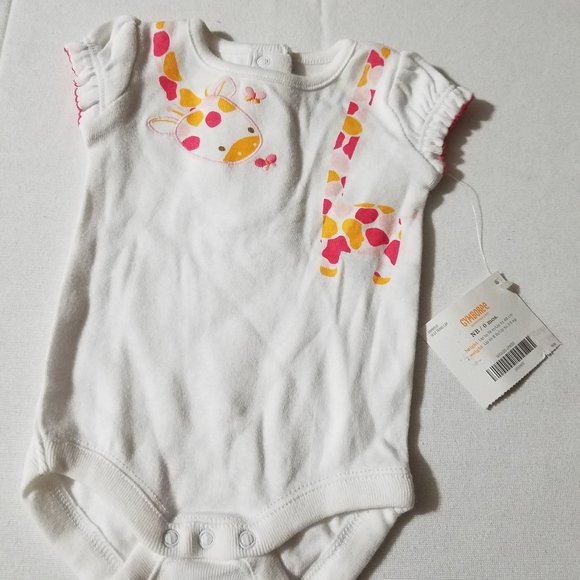 Gymboree Jolly Giraffe Newborn NWT Bodysuit. - Picture 2 of 2